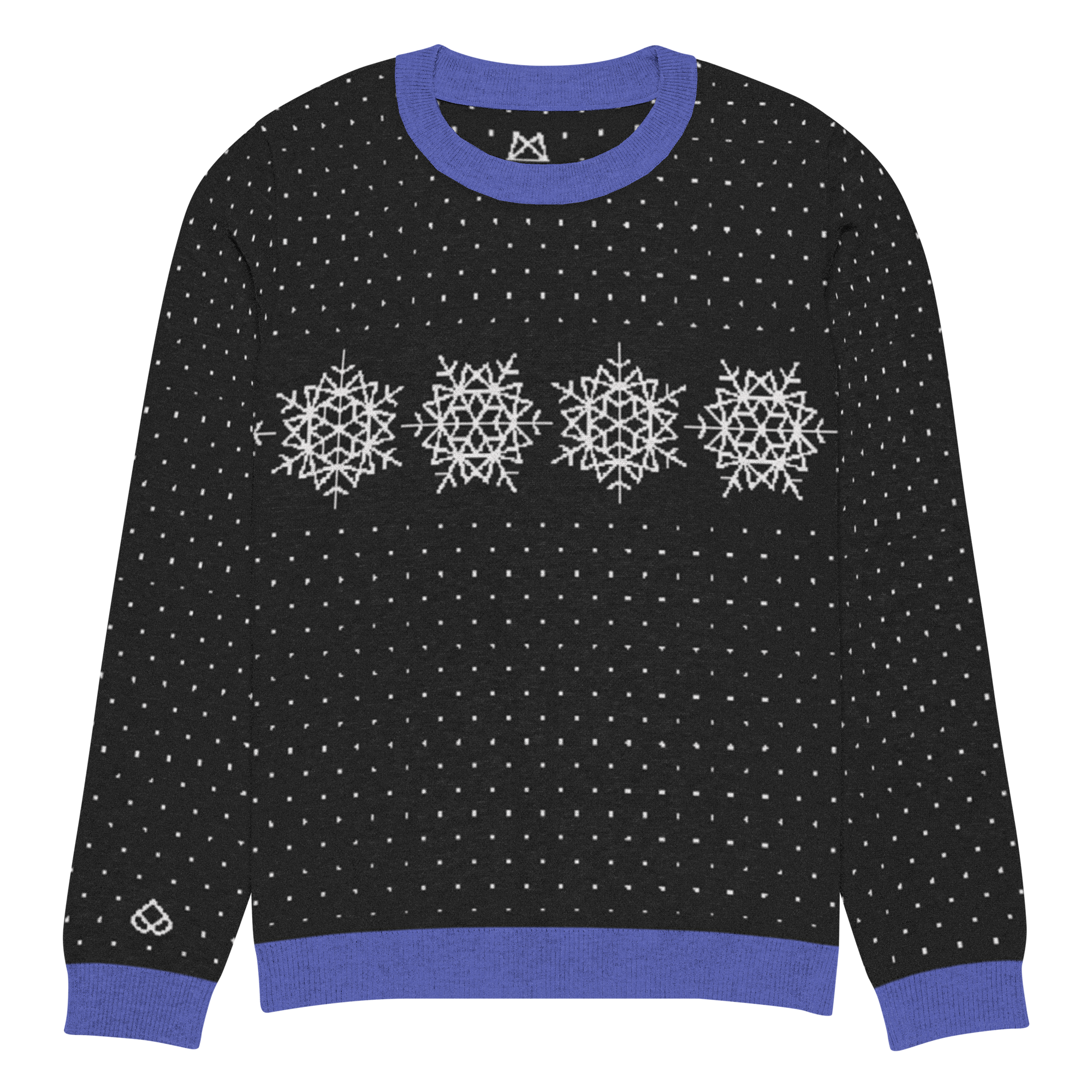 It’s Snow or Never Knitted Sweater in Night Shift