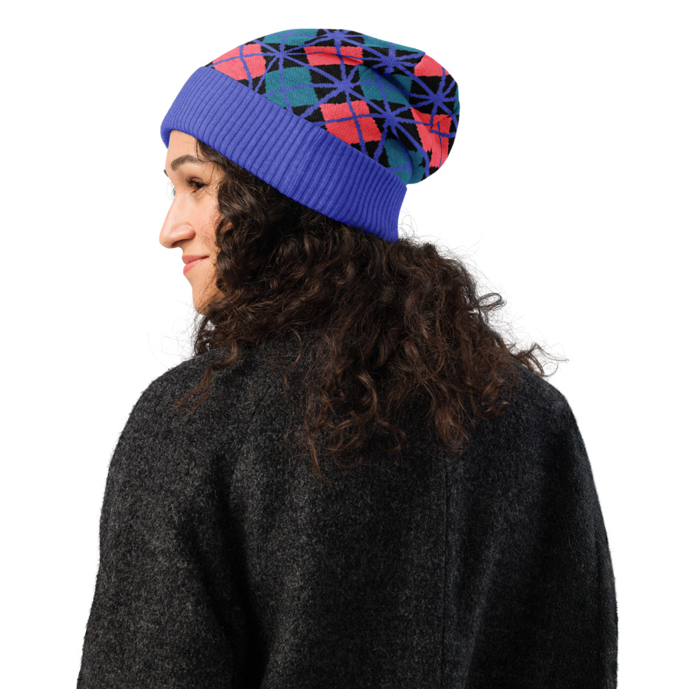 Vintage Sweater Knit Beanie - Image 3